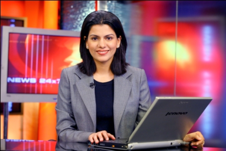 Nidhi Razdan Beautiful Female TV News Anchors In India