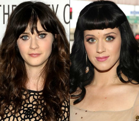 Katy Perry and Zooey Deschanel celebrities who are incredibly similar