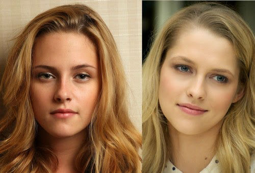 Kristen Stewart and Teresa Palmer celebrities who are incredibly similar