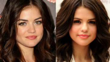 Selena Gomez and Lucy Hale celebrities who are incredibly similar