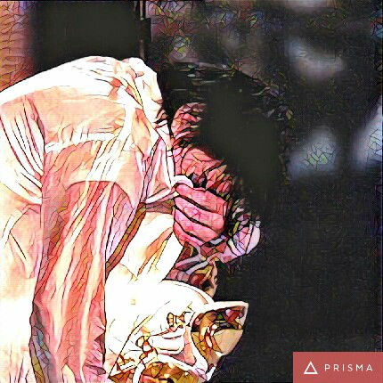 Prisma filters on Michael Jackson Mosaic
