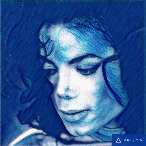 Prisma filters on Michael Jackson Peace