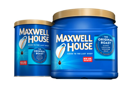 Maxwell House best selling coffee brands