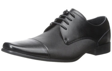 calvin klein men's bram diamond textured oxfords
