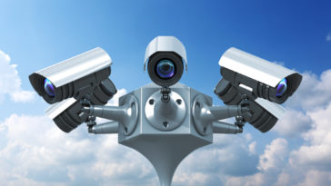surveillance cameras in public places