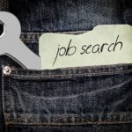 job search note in pocket