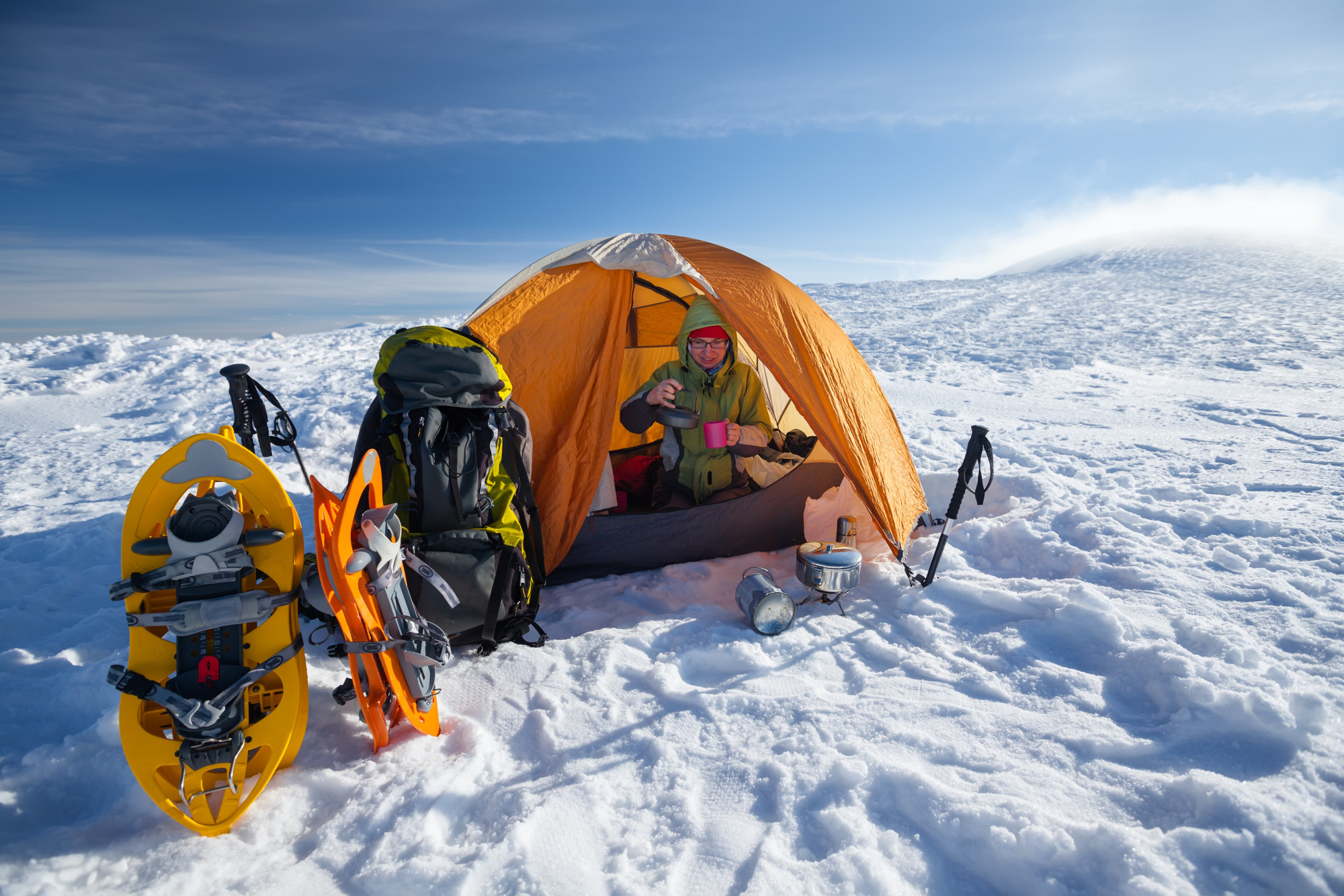 Camping Winter women